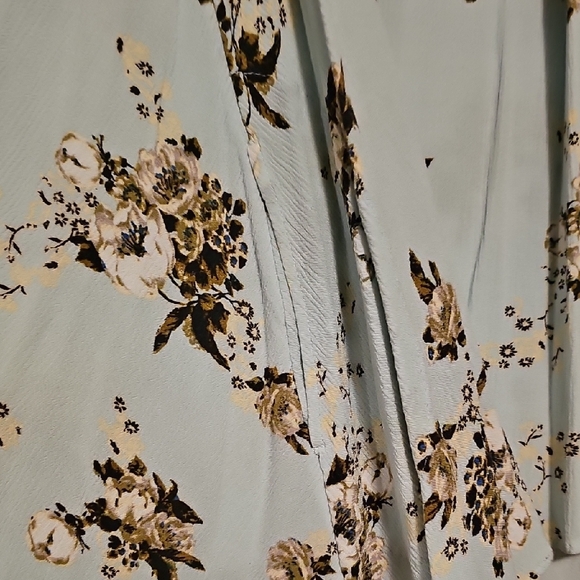 GUC Small Free People Light Blue Floral Dress - Picture 6 of 8